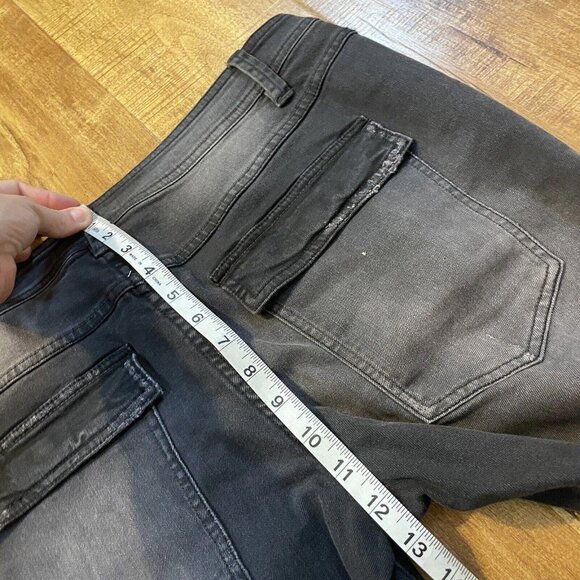 Women’s Free People Black Beans Size 10‎ Button Up jeans bottom - Picture 6 of 7